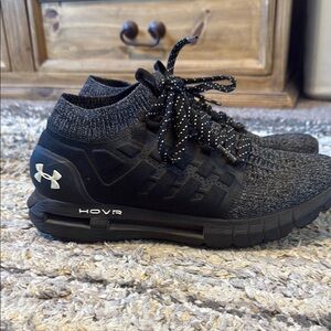 Under Armour Black Knit HOVR Shoes